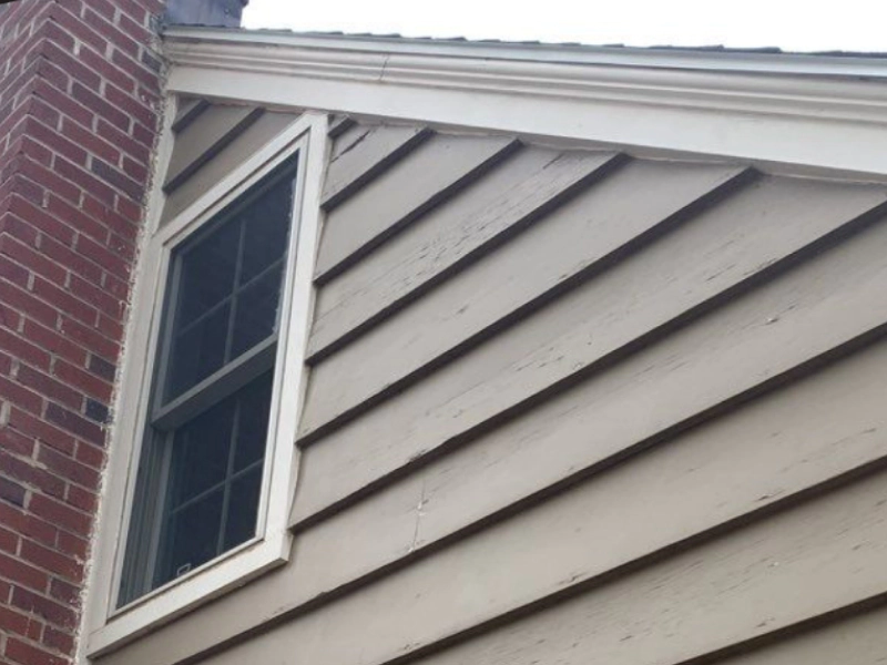 siding before